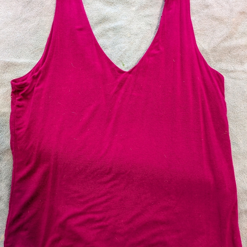 Loveappella Vibrant Pink Sleeveless Tank